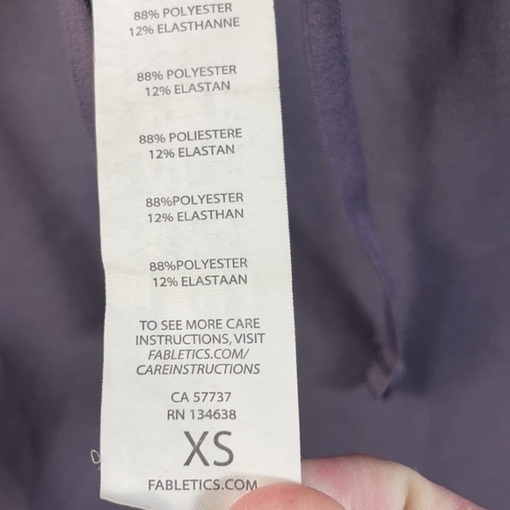 Fabletics Gray Lightweight Pullover Athletic Hood… - image 3